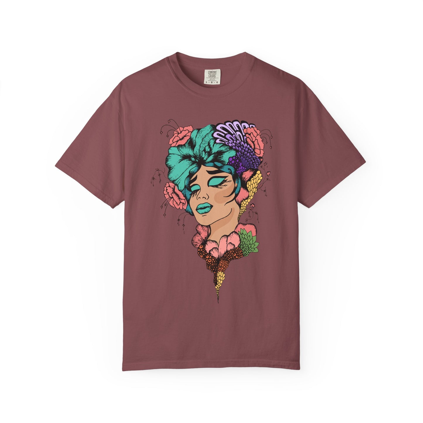 Pride Floral T-Shirt, Unisex Tee, Colorful Art Shirt, LGBTQ+ Apparel, Gift for Pride Month, Summer Fashion