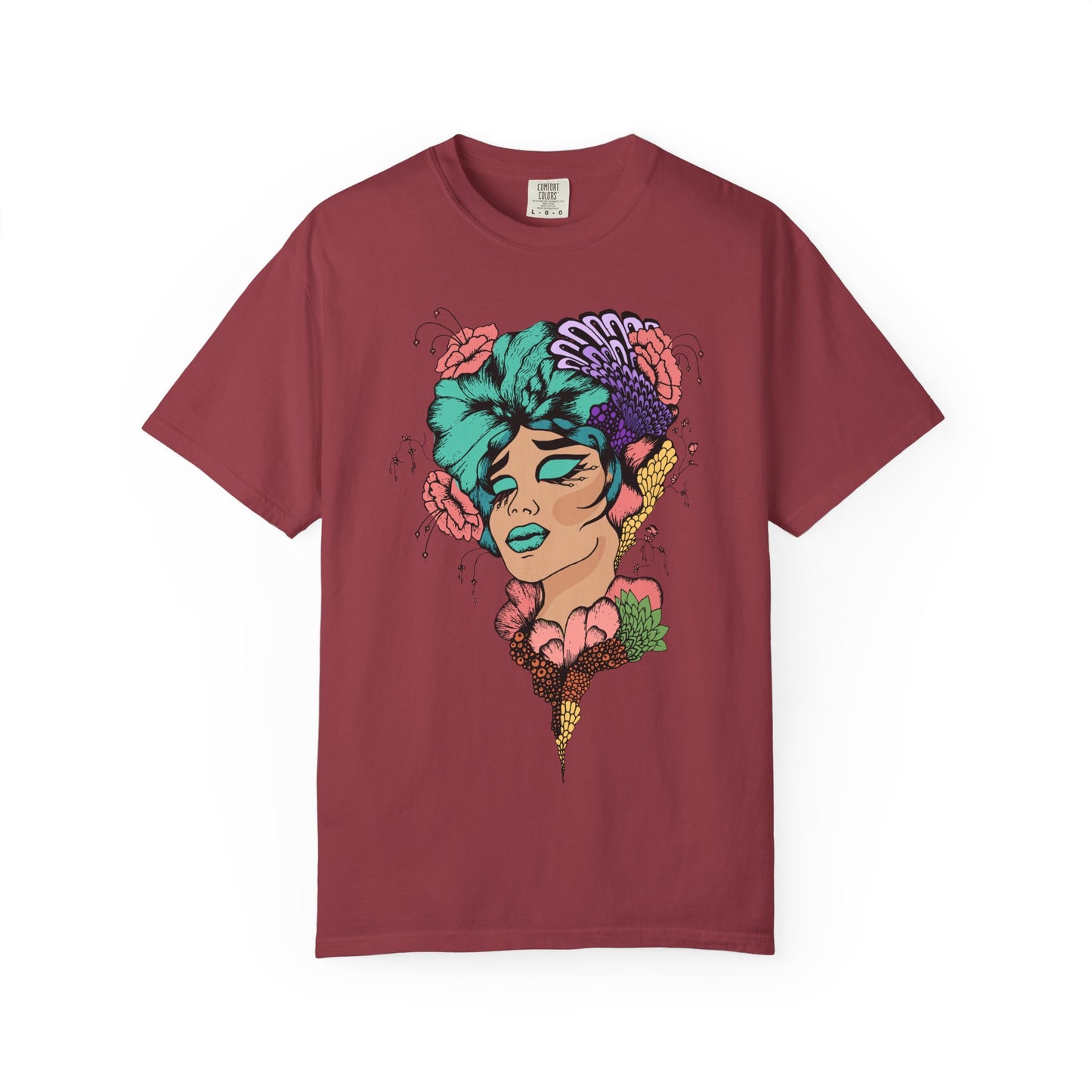 Pride Floral T-Shirt, Unisex Tee, Colorful Art Shirt, LGBTQ+ Apparel, Gift for Pride Month, Summer Fashion