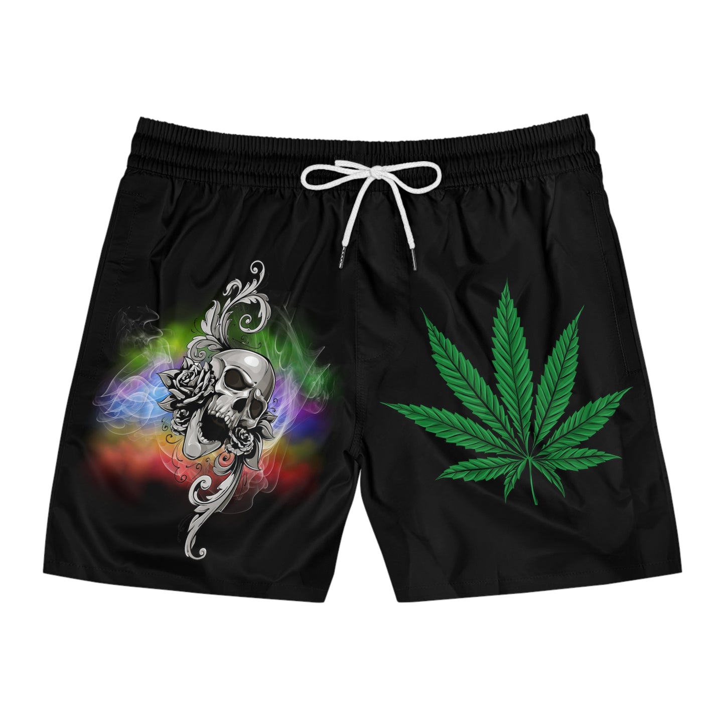 Nerd's Skull PRIDE Swim Shorts (AOP)
