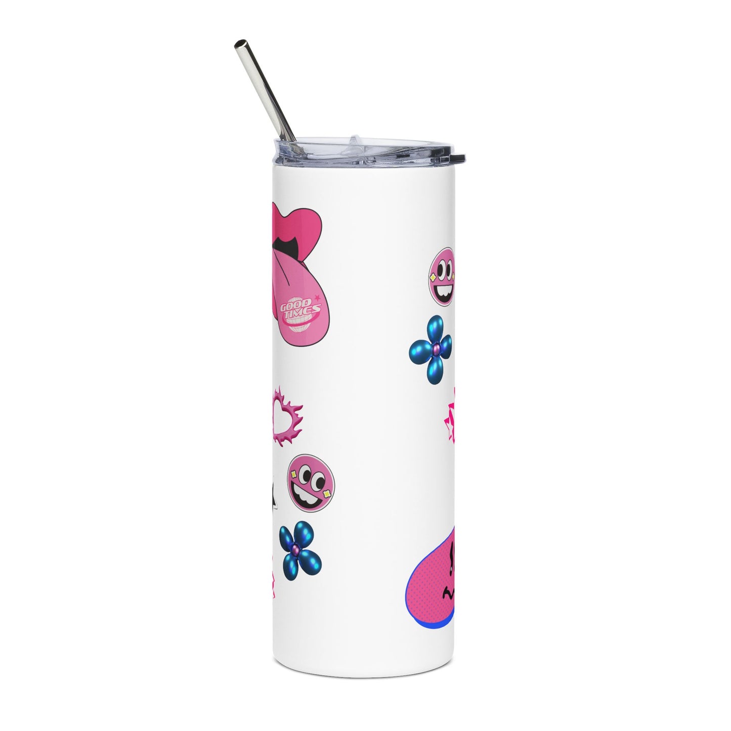 Y2K Stainless Steel Tumbler, 20oz ❤️