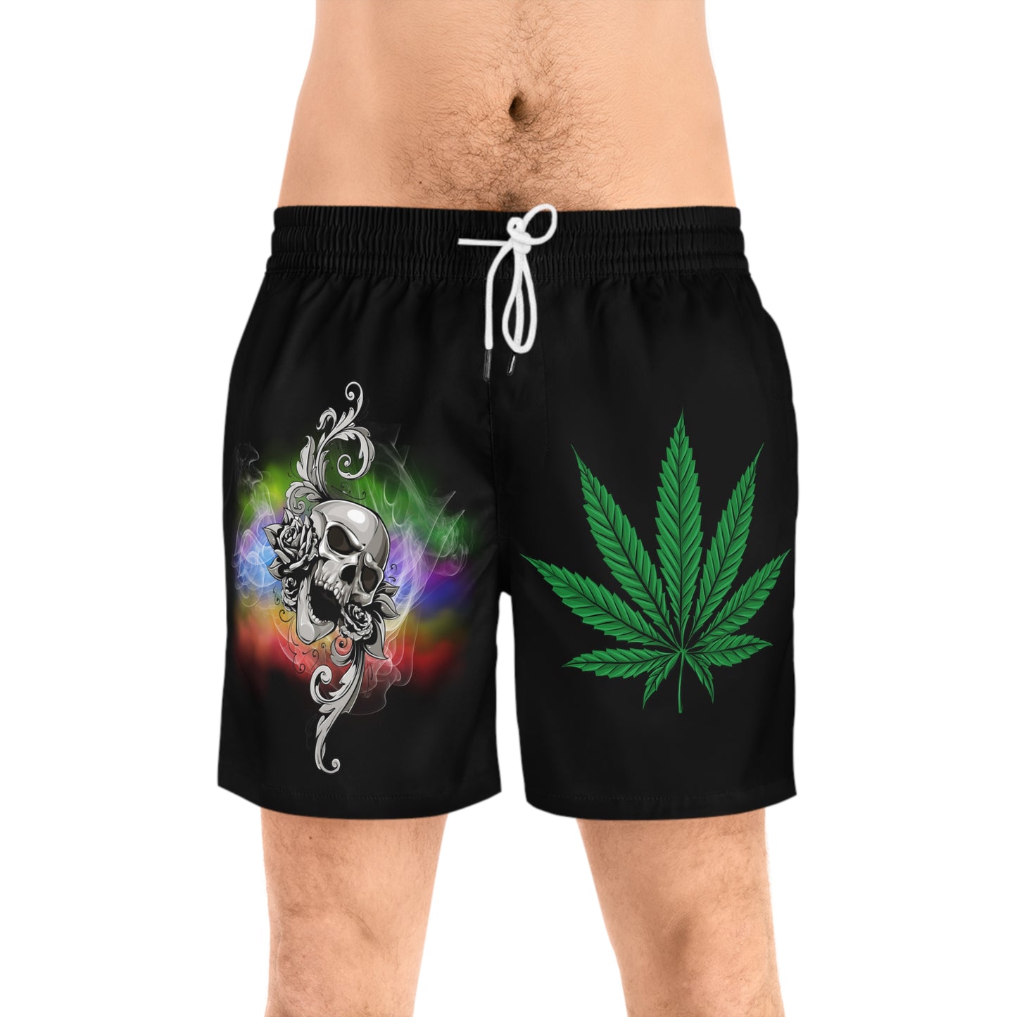 Nerd's Skull PRIDE Swim Shorts (AOP)