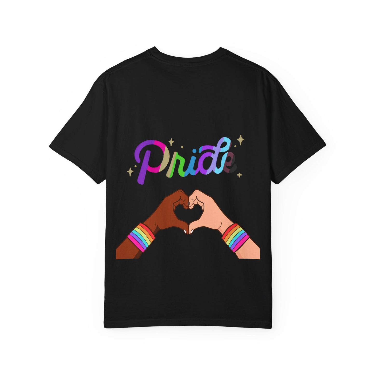 Pride Floral T-Shirt, Unisex Tee, Colorful Art Shirt, LGBTQ+ Apparel, Gift for Pride Month, Summer Fashion