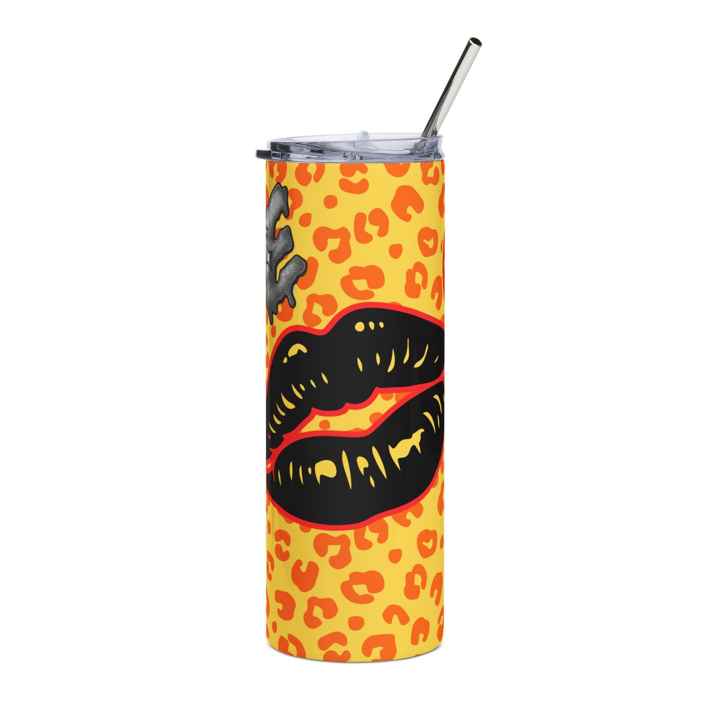 Y2K Inspired Stainless Steel Cheetah Tumbler, 20oz 😺
