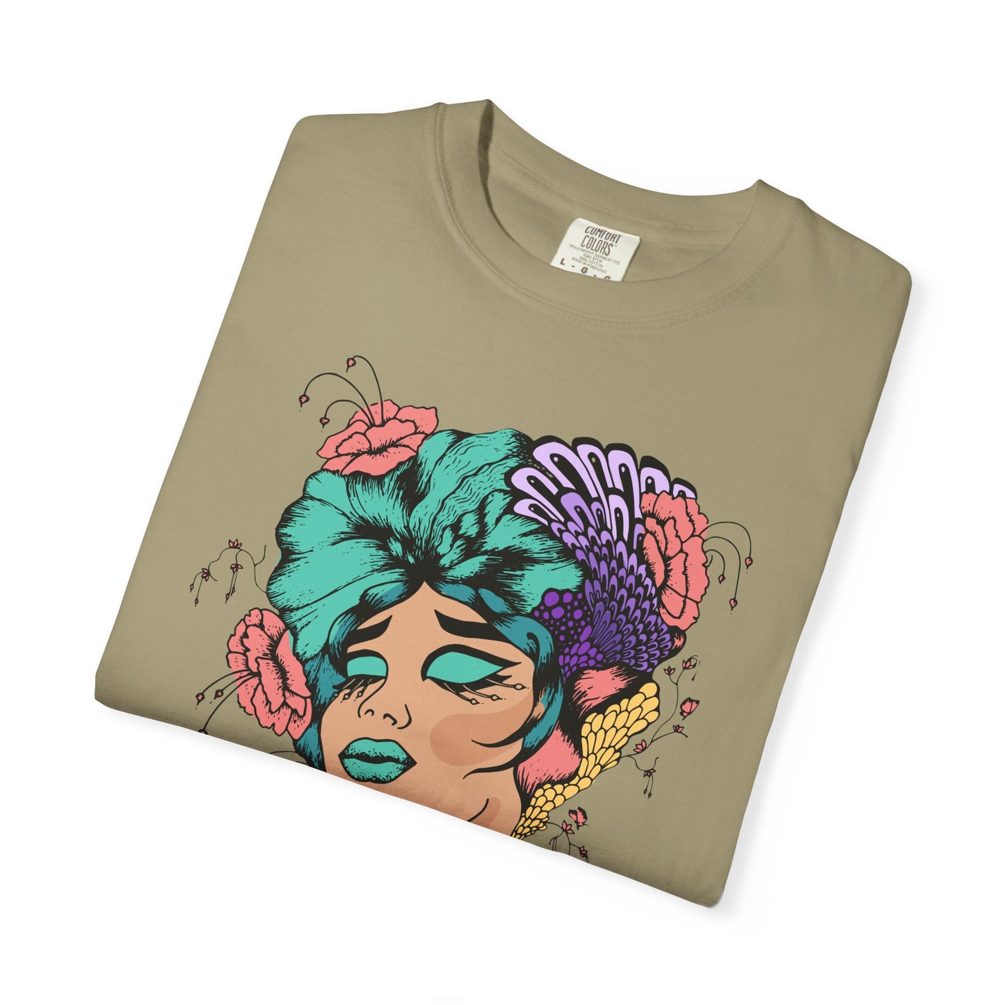 Pride Floral T-Shirt, Unisex Tee, Colorful Art Shirt, LGBTQ+ Apparel, Gift for Pride Month, Summer Fashion