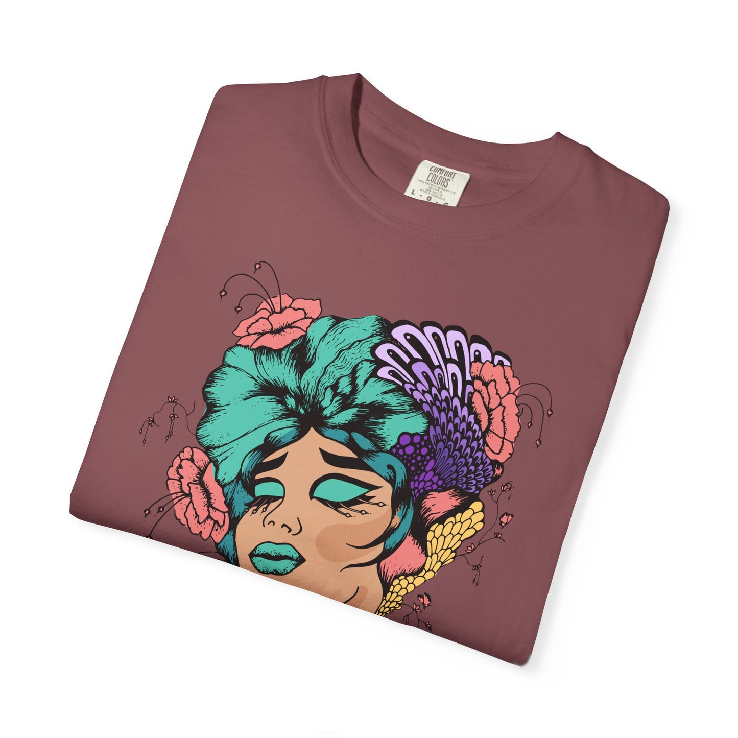 Pride Floral T-Shirt, Unisex Tee, Colorful Art Shirt, LGBTQ+ Apparel, Gift for Pride Month, Summer Fashion