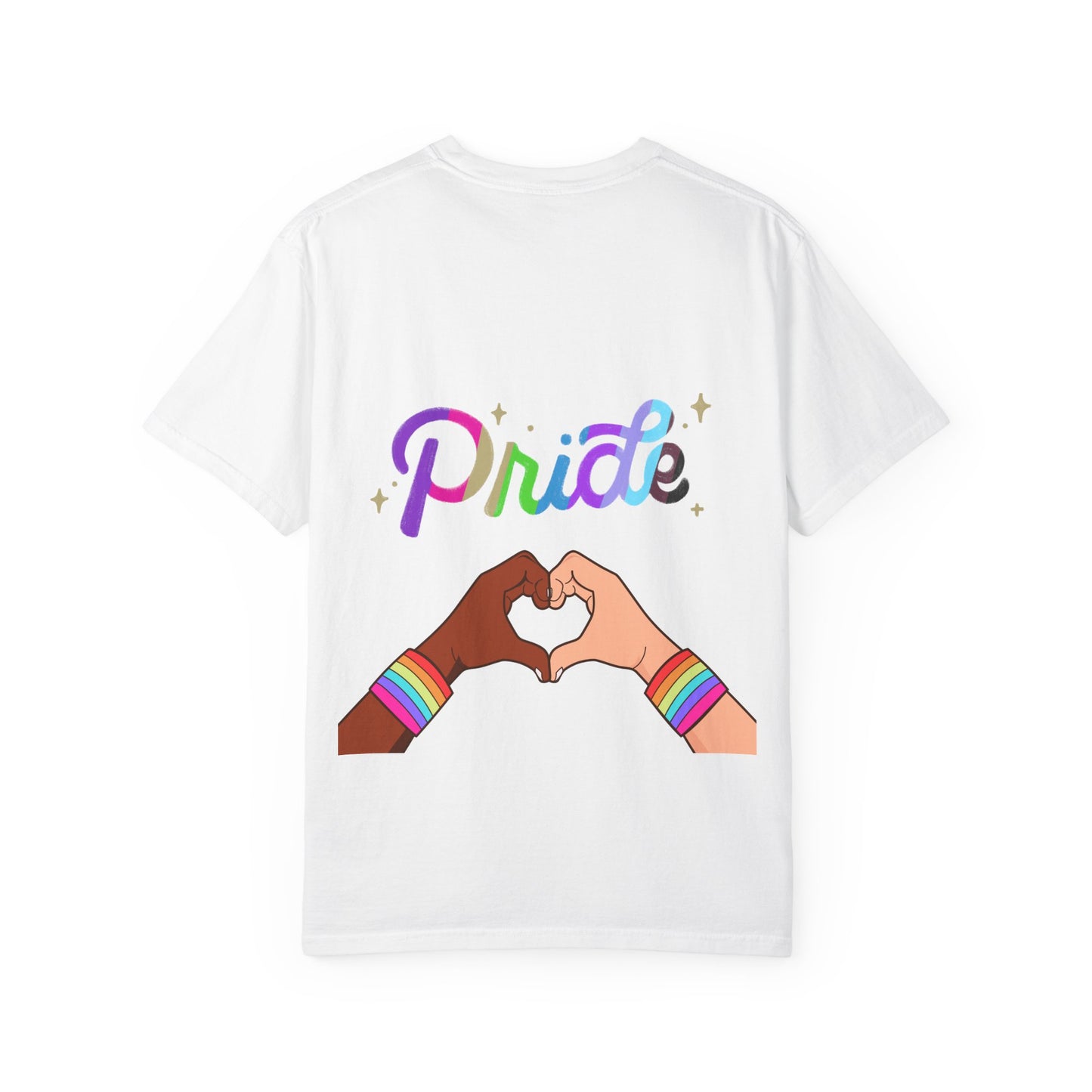 Pride Floral T-Shirt, Unisex Tee, Colorful Art Shirt, LGBTQ+ Apparel, Gift for Pride Month, Summer Fashion