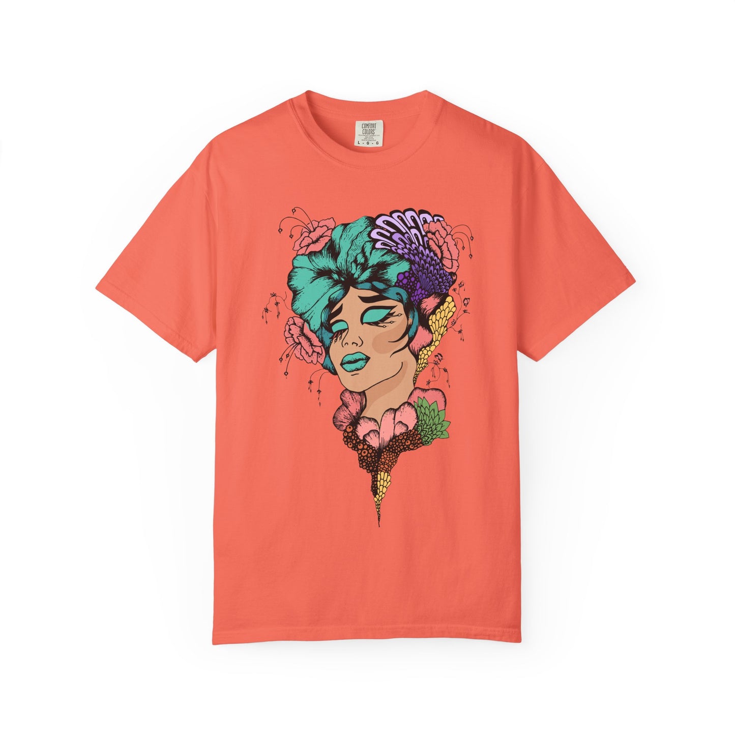 Pride Floral T-Shirt, Unisex Tee, Colorful Art Shirt, LGBTQ+ Apparel, Gift for Pride Month, Summer Fashion