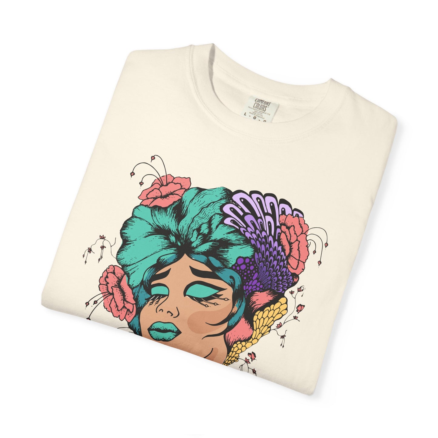 Pride Floral T-Shirt, Unisex Tee, Colorful Art Shirt, LGBTQ+ Apparel, Gift for Pride Month, Summer Fashion