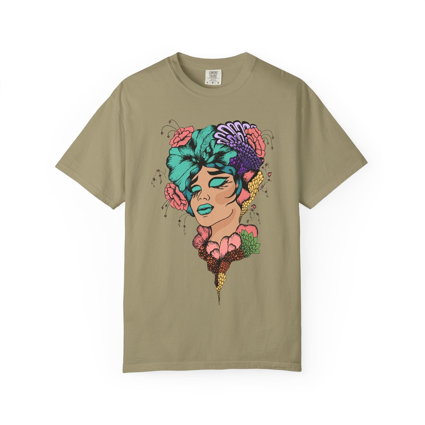 Pride Floral T-Shirt, Unisex Tee, Colorful Art Shirt, LGBTQ+ Apparel, Gift for Pride Month, Summer Fashion