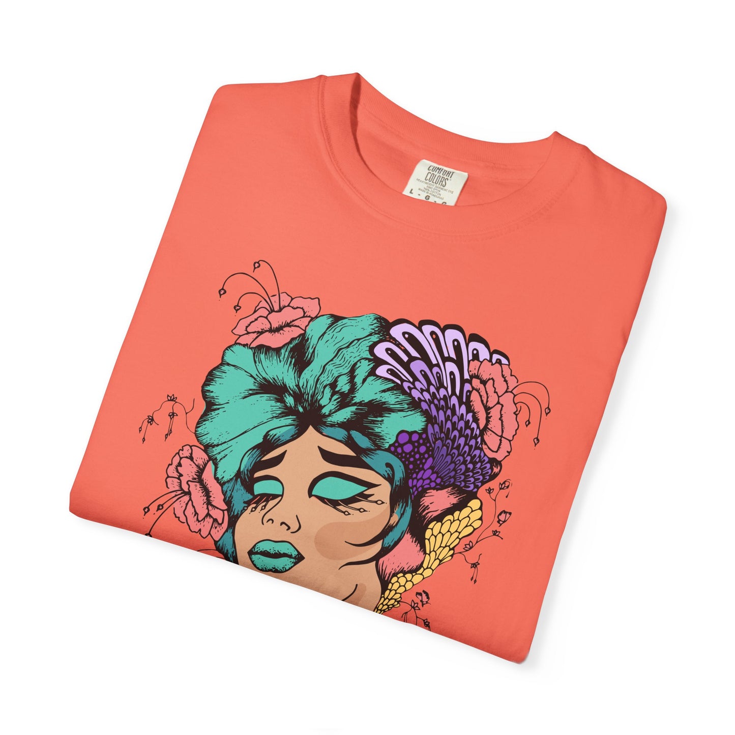 Pride Floral T-Shirt, Unisex Tee, Colorful Art Shirt, LGBTQ+ Apparel, Gift for Pride Month, Summer Fashion