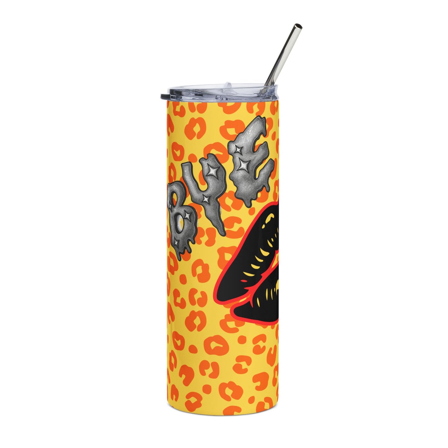 Y2K Inspired Stainless Steel Cheetah Tumbler, 20oz 😺