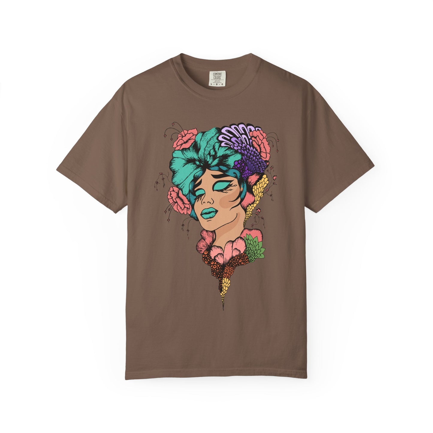 Pride Floral T-Shirt, Unisex Tee, Colorful Art Shirt, LGBTQ+ Apparel, Gift for Pride Month, Summer Fashion