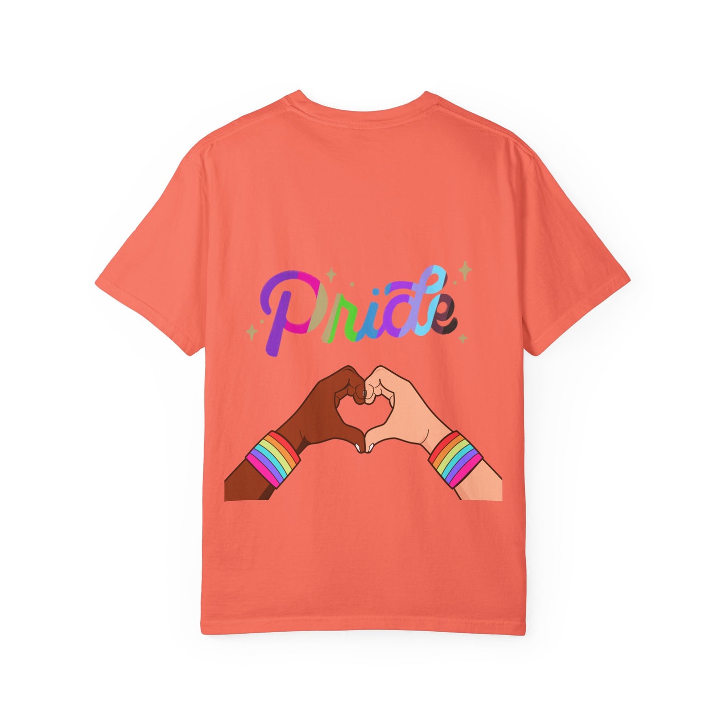 Pride Floral T-Shirt, Unisex Tee, Colorful Art Shirt, LGBTQ+ Apparel, Gift for Pride Month, Summer Fashion