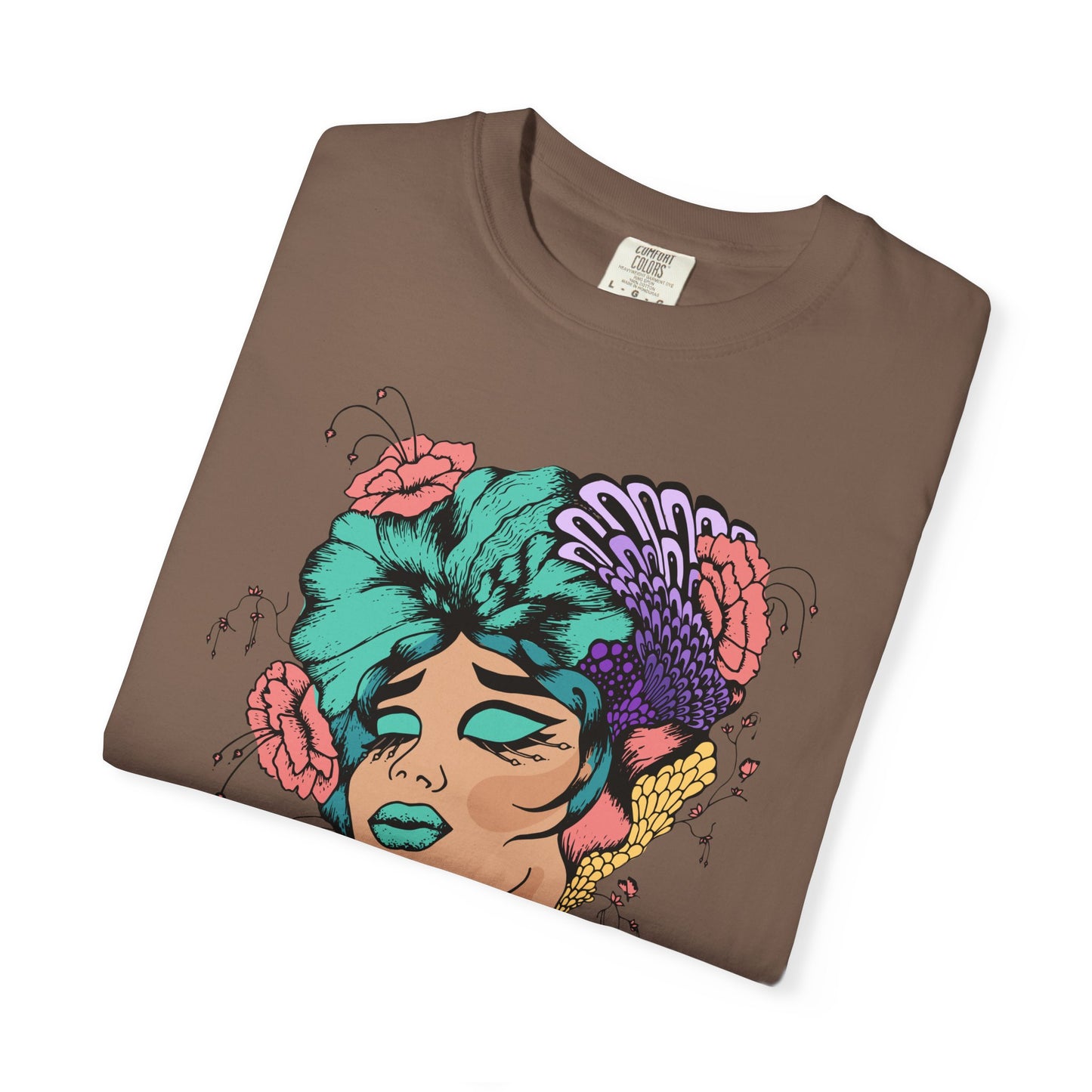 Pride Floral T-Shirt, Unisex Tee, Colorful Art Shirt, LGBTQ+ Apparel, Gift for Pride Month, Summer Fashion