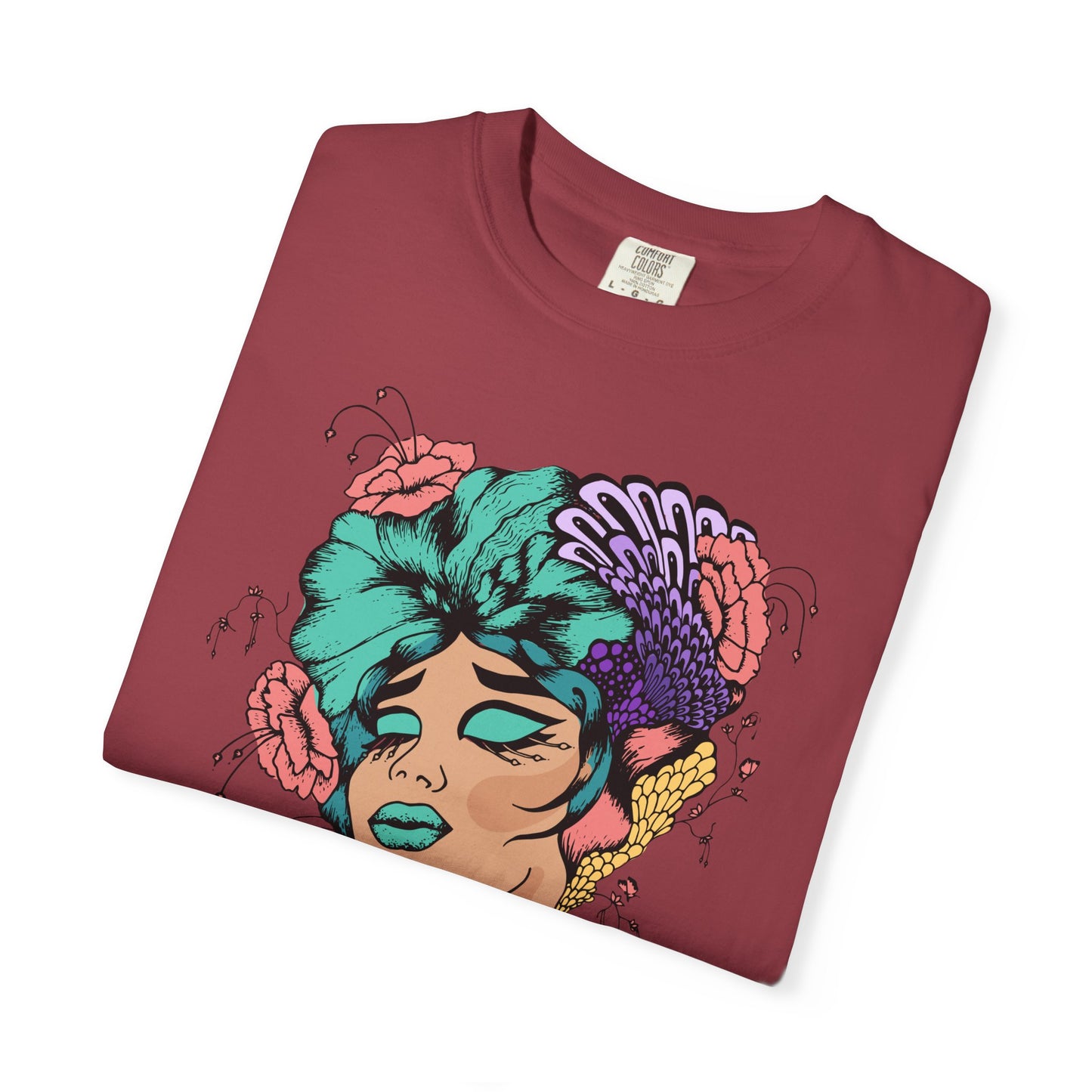 Pride Floral T-Shirt, Unisex Tee, Colorful Art Shirt, LGBTQ+ Apparel, Gift for Pride Month, Summer Fashion
